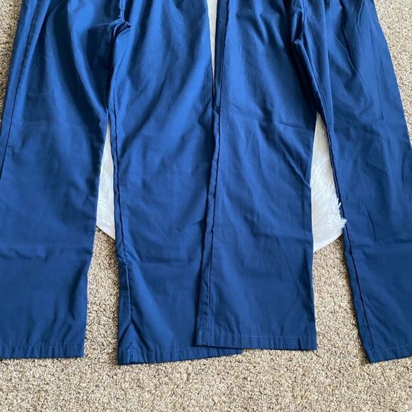 Superior Uniform Blue Scrub Pants 2 Pair Total Pull On Womens Size Small Petite - Picture 4 of 8